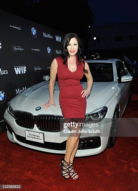 Actress Christa Campbell attends Ninth Annual Women In Film Pre-Oscar Cocktail Party presented by Max Mara, BMW, M-A-C Cosmetics and Perrier-Jouet at...