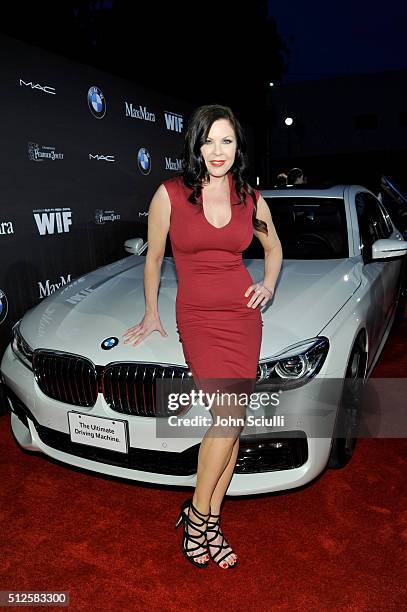 Actress Christa Campbell attends Ninth Annual Women In Film Pre-Oscar Cocktail Party presented by Max Mara, BMW, M-A-C Cosmetics and Perrier-Jouet at...