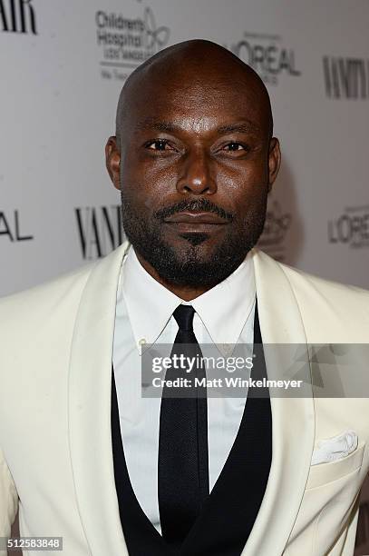 Actor Jimmy Jean-Louis attends a DJ night hosted by Vanity Fair, L'Oreal Paris, & Hailee Steinfeld at Palihouse Holloway on February 26, 2016 in West...