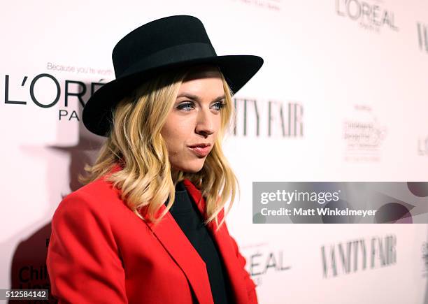 Musician ZZ Ward attends a DJ night hosted by Vanity Fair, L'Oreal Paris, & Hailee Steinfeld at Palihouse Holloway on February 26, 2016 in West...