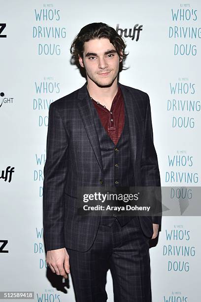 Mitte attends the premiere of FilmBuff's "Who's Driving Doug" at Los Feliz 3 Cinemas on February 26, 2016 in Los Angeles, California.