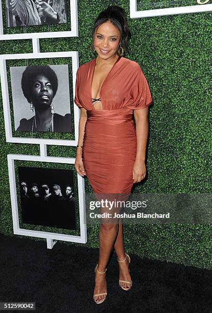 Actress Sanaa Lathan attends Common's Toast to the Arts sponsored by Remy Martin at Ysabel on February 26, 2016 in West Hollywood, California.