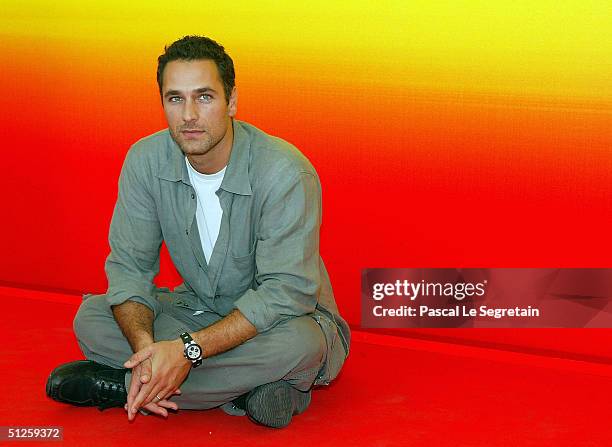 Jury member and actor Raoul Bova attends the "Venezia Opera Prima" Photocall at the 61st Venice Film Festival on September 3, 2004 in Venice, Italy.