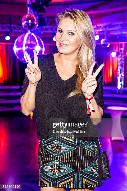 Magdalena Brzeska attends the 'Holiday on Ice: Passion' Berlin Premiere Party on February 26, 2016 in Berlin, Germany.