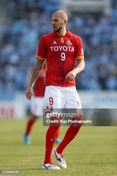 Robin Simovic Robin Simovic of Nagoya Grampus in action during the J.League match ...