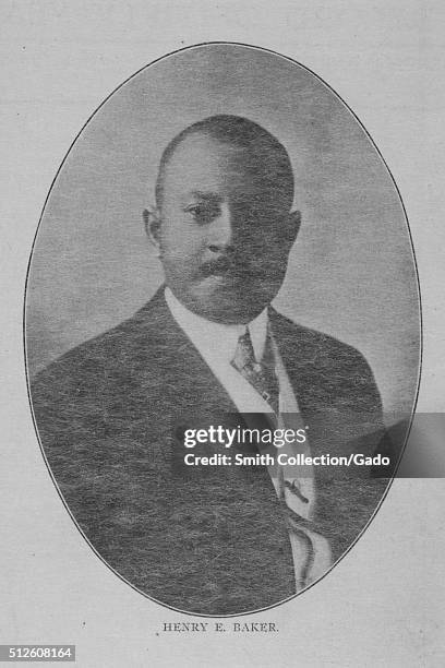 Portrait of Henry E Baker, he was the third African American to be admitted to the United States Naval Academy, he later worked his way up to Second...