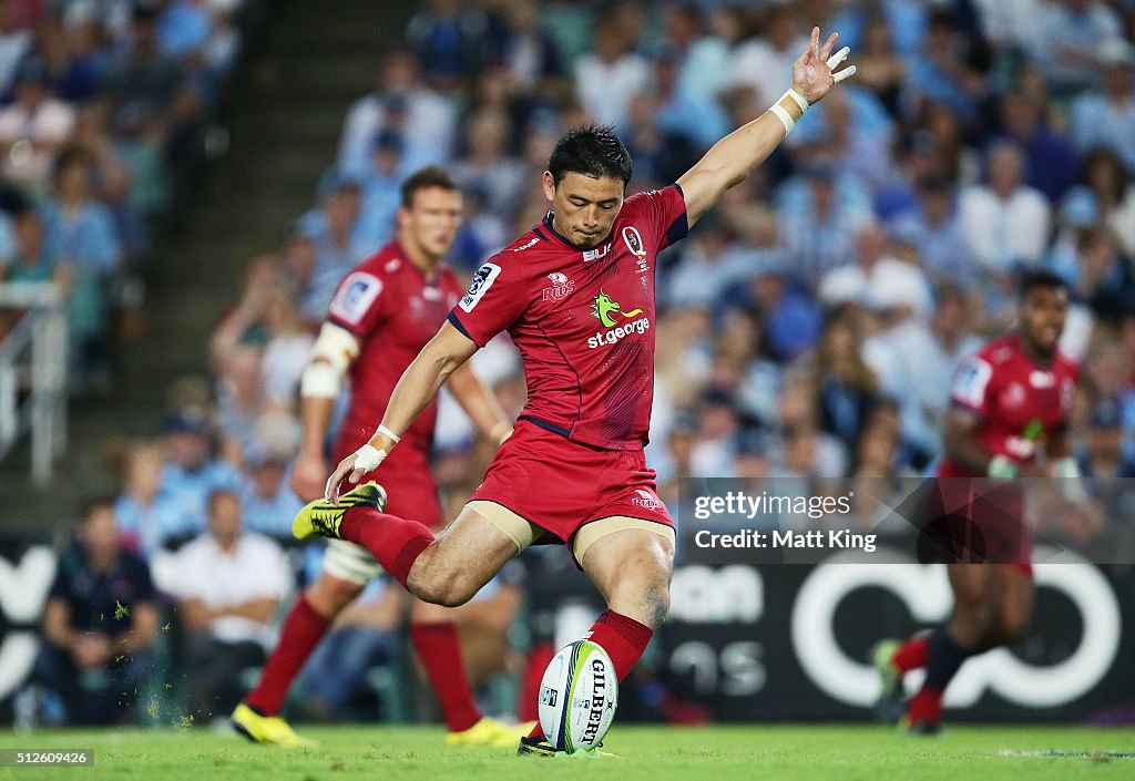 Super Rugby Rd 1 - Waratahs v Reds