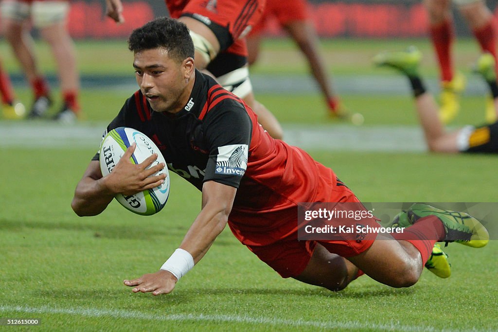Super Rugby Rd 1 - Crusaders v Chiefs