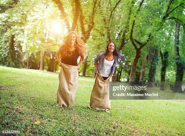 sack race - sack race stock pictures, royalty-free photos & images