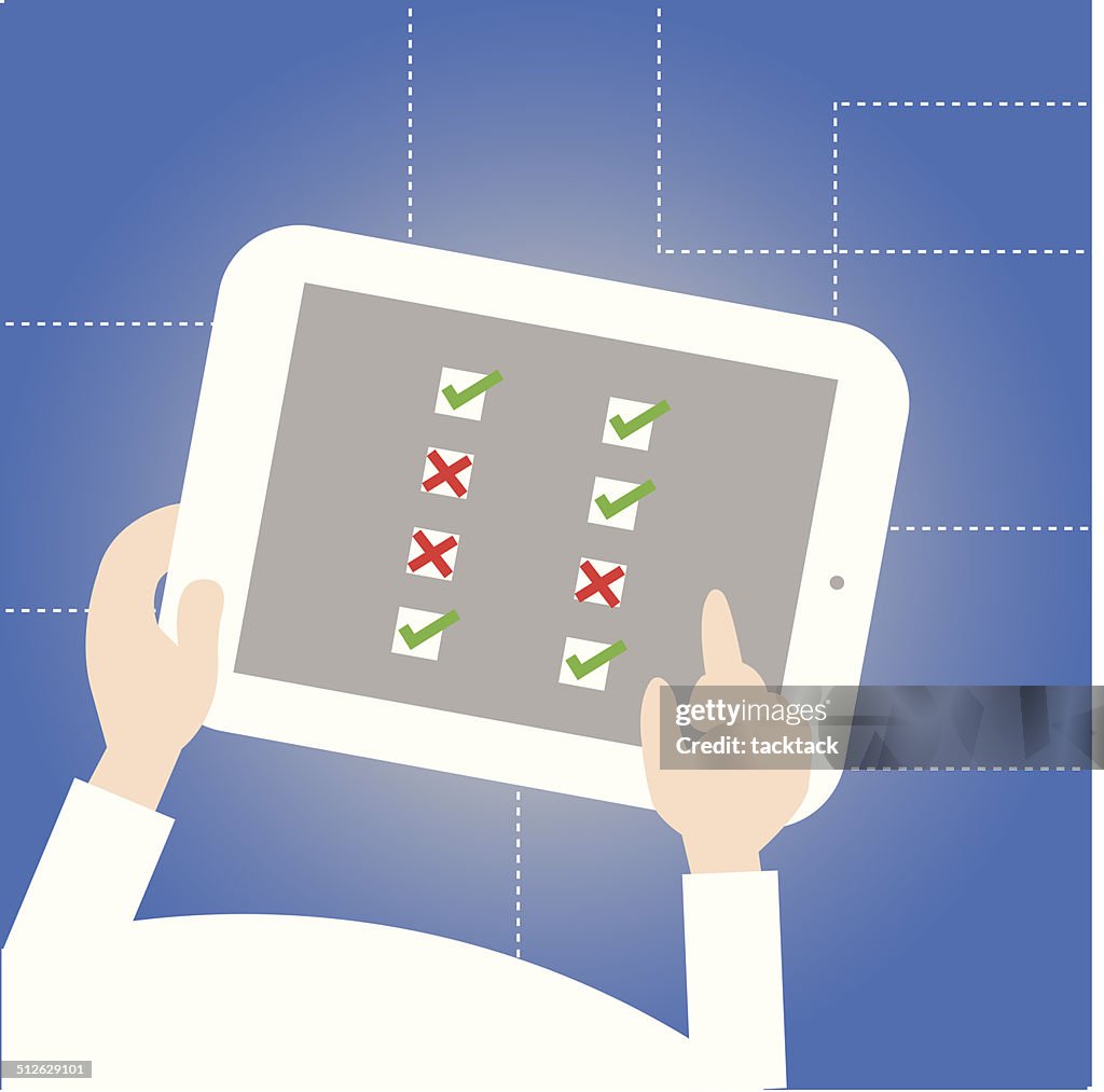 Check Mark Vector Cartoon High-Res Vector Graphic - Getty Images
