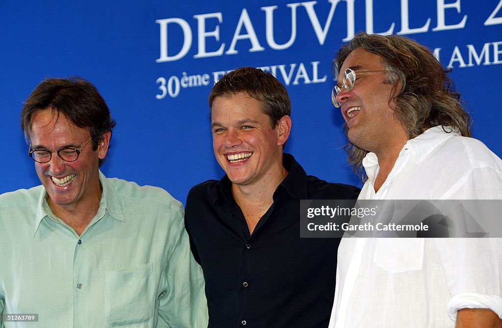 30th Deauville American Film Festival: "The Bourne Supremacy" Photocall