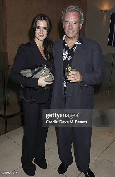 Actors Paz Vega and Jay Benedict attend the UK Gala Film Premiere of "Carmen" at the Curzon Mayfair on September 5, 2004 in London.