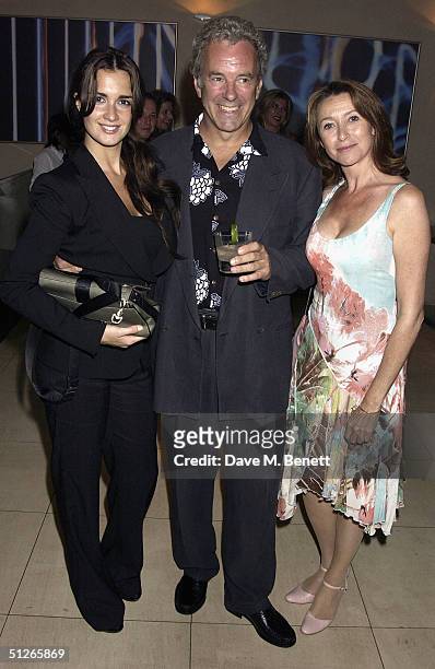 Actors Paz Vega, Jay Benedict and Cherie Lunghi attend the UK Gala Film Premiere of "Carmen" at the Curzon Mayfair on September 5, 2004 in London.