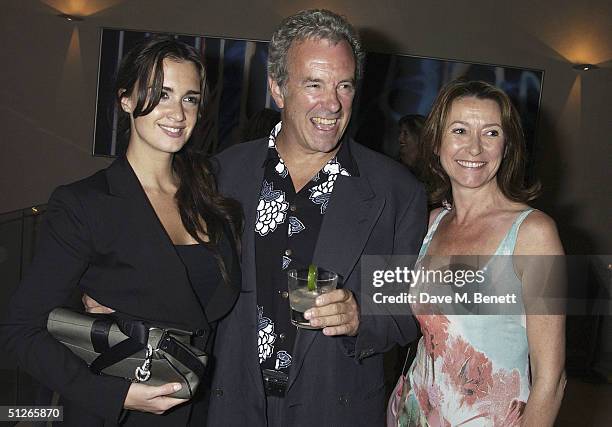 Actors Paz Vega, Jay Benedict and Cherie Lunghi attend the UK Gala Film Premiere of "Carmen" at the Curzon Mayfair on September 5, 2004 in London.