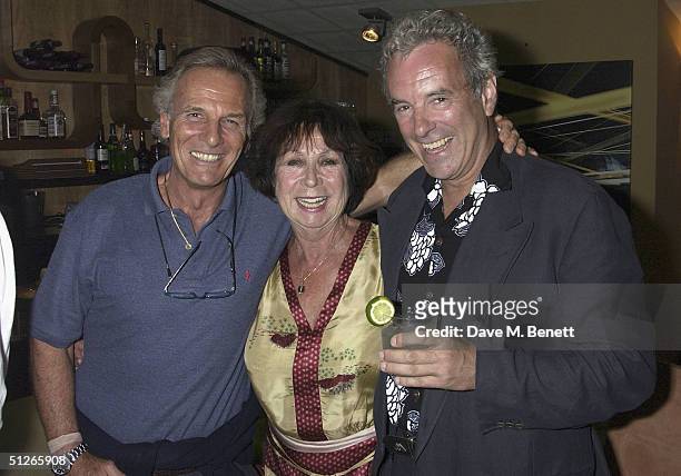 Mark Shand with Renata Benedict and actor Jay Benedict attend the UK Gala Film Premiere of "Carmen" at the Curzon Mayfair on September 5, 2004 in...