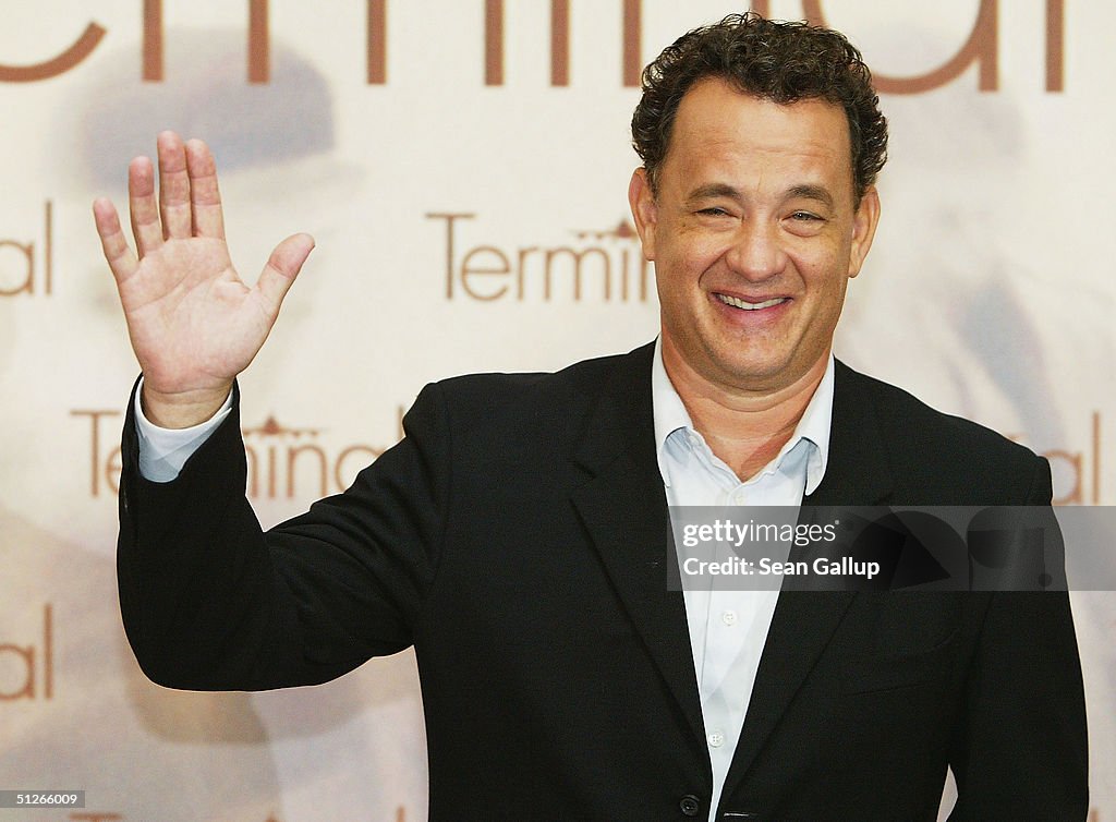 Tom Hanks at The Terminal Photocall