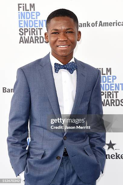 Actor Abraham Attah attends the 16th Annual AFI Awards at Four Seasons Hotel Los Angeles at Beverly Hills on January 8, 2016 in Beverly Hills,...