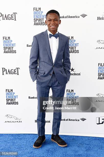 Actor Abraham Attah attends the 16th Annual AFI Awards at Four Seasons Hotel Los Angeles at Beverly Hills on January 8, 2016 in Beverly Hills,...