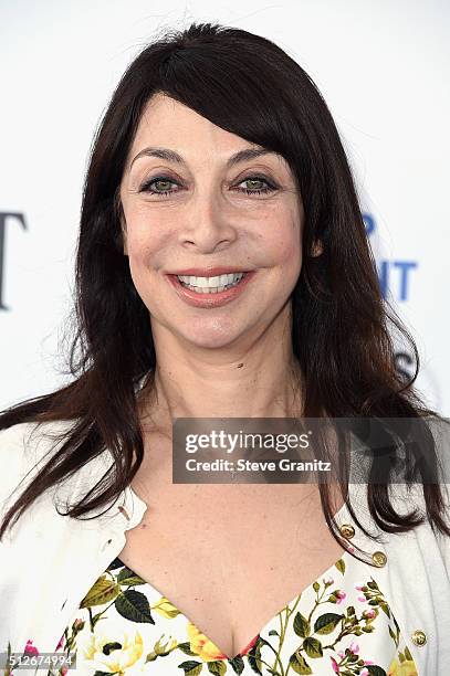 Actress Illeana Douglas attends the 2016 Film Independent Spirit Awards on February 27, 2016 in Santa Monica, California.