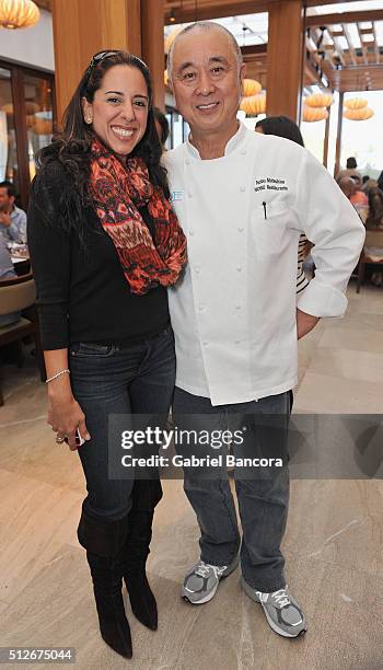 Chef Nobu Matsuhisa attends A Lunch Hosted By Nobu Matsuhisa And Jose Garces during 2016 Food Network & Cooking Channel South Beach Wine & Food...