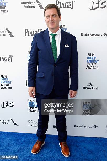 President of Film Independent Josh Welsh attends the 2016 Film Independent Spirit Awards on February 27, 2016 in Santa Monica, California.