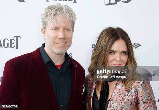 Director Eddie Schmidt and production designer Rachel Kamerman attend the 2016 Film Independent Spirit Awards on February 27, 2016 in Santa Monica,...