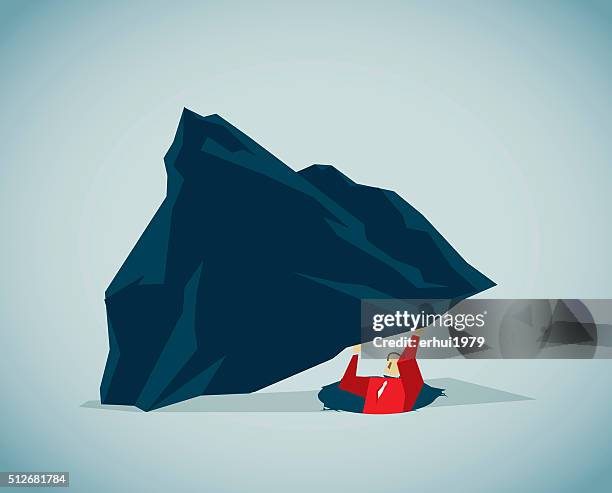 physical pressure, - fat man falling stock illustrations