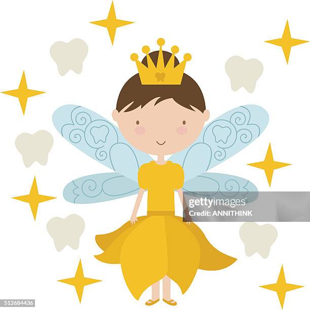 stockillustraties, clipart, cartoons en iconen met tooth fairy - tooth fairy