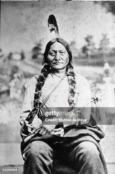 Portrait Of Sioux Chief Sitting Bull