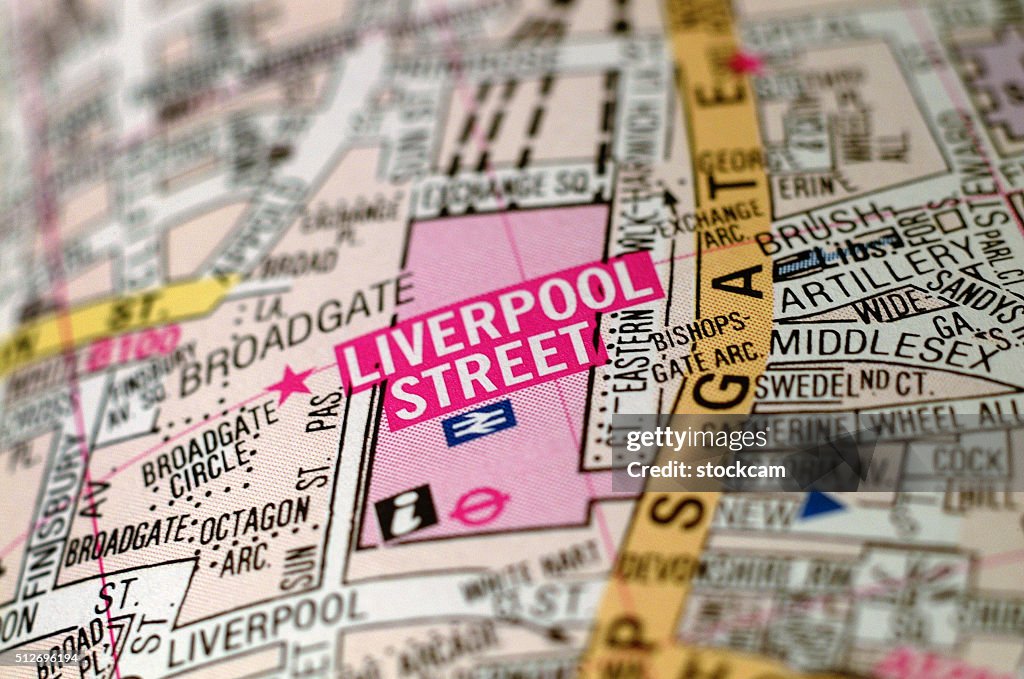 Liverpool Street London Map