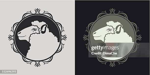 ship in frame - sheep wool stock illustrations