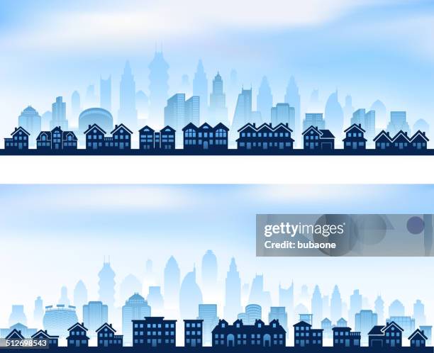 home & buildings royalty free vector interface icon set - stage set stock illustrations