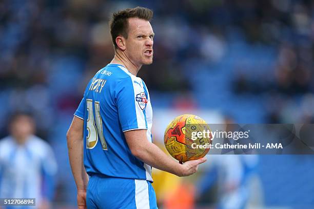 Nicky Shorey of Colchester United during the Sky Bet League One match between Colchester United and Shrewsbury Town at the Colchester Community...