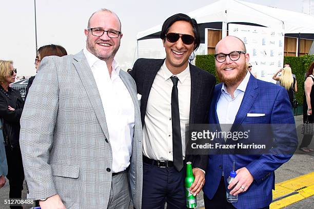 Chief Advancement Officer of the American Film Institute Tom West, producer Anil Baral and producer Steven Berger attend the 2016 Film Independent...