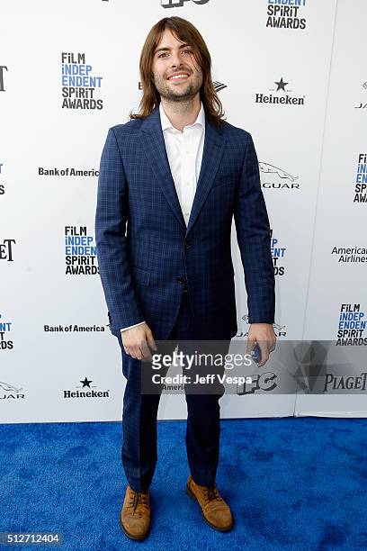 Musician Robert Schwartzman of Rooney attends the 2016 Film Independent Spirit Awards on February 27, 2016 in Santa Monica, California.