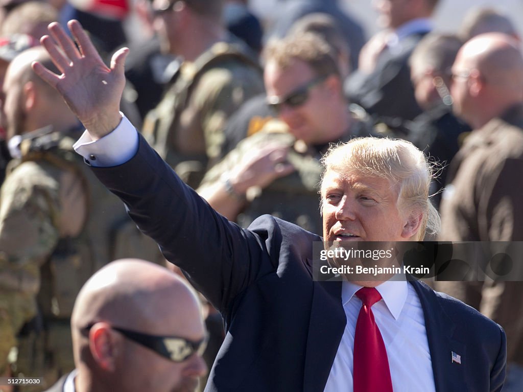 Donald Trump Holds Campaign Rally In Bentonville, Arkansas