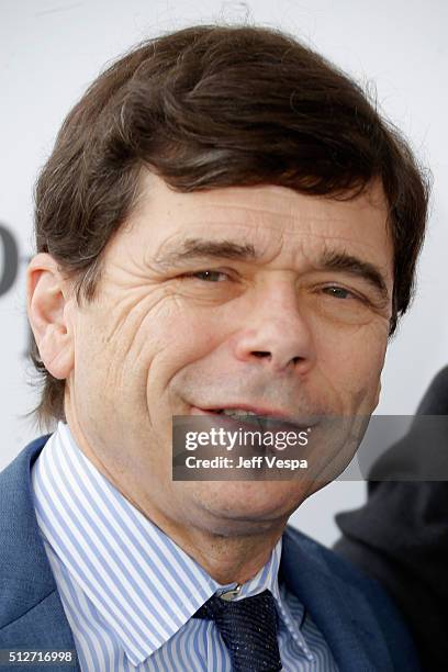 Journalist Michael Rezendes attends the 2016 Film Independent Spirit Awards on February 27, 2016 in Santa Monica, California.