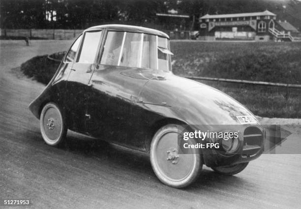 Pioneering experimental streamlined car with bodywork designed by Hungarian-born German aerodynamicist Paul Jaray, circa 1935. Jaray's best known...