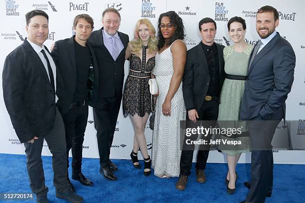 Writer/producer Chris Bergoch, director/writer Sean Baker, producer Darren Dean, actress Mickey O'Hagan, actress Mya Taylor, actor James Ransone ,...