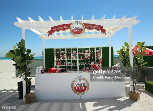 Amstel Light Lager Beer on display at Goya Foods Grand Tasting Village Featuring MasterCard Grand Tasting Tents & KitchenAid® Culinary Demonstrations...