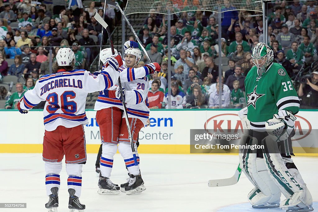 New York Rangers v Dallas Stars