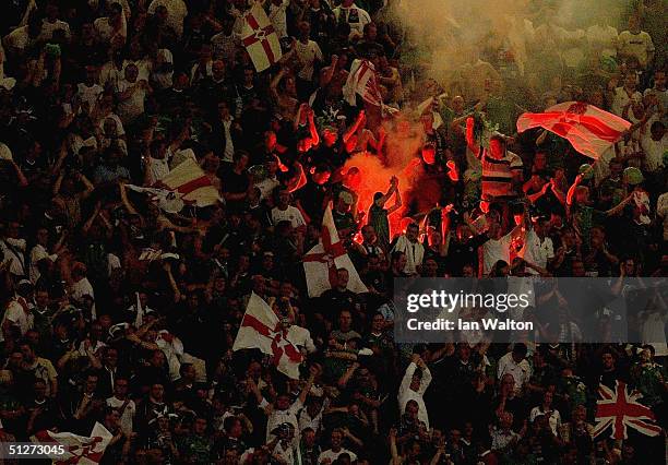 wales v northern ireland - football fan stock pictures, royalty-free photos & images