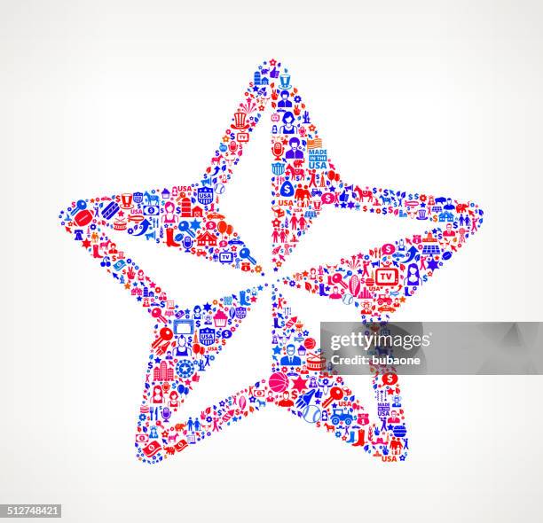 star us royalty free vector art pattern - solid flag stock illustrations