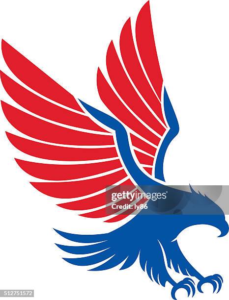 american eagle - bald eagle stock illustrations
