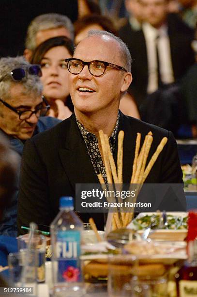 Actor Michael Keaton attends the 2016 Film Independent Spirit Awards on February 27, 2016 in Santa Monica, California.