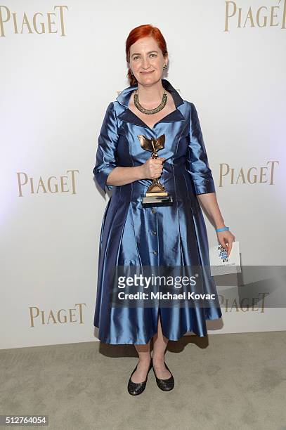 Screenwriter Emma Donoghue attends the 2016 Film Independent Spirit Awards sponsored by Piaget on February 27, 2016 in Santa Monica, California.