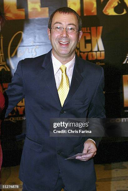 Ben Elton arrives at the "We Will Rock You" North American premiere at Paris Las Vegas Le Theatre de Arts in Las Vegas, Nevada September 8, 2004