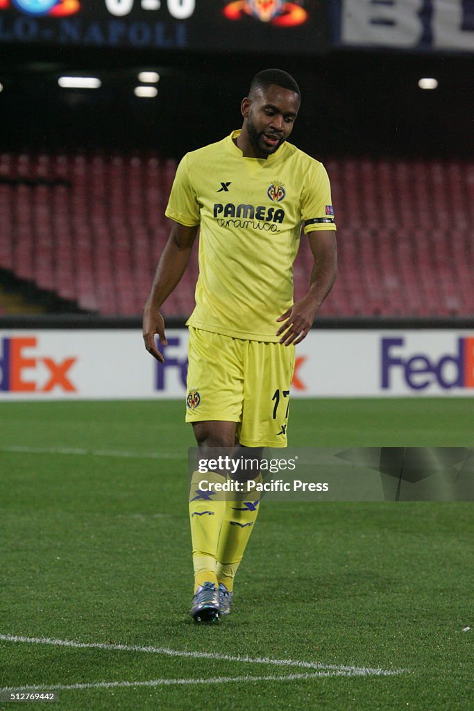 Cédric Bakambu of Villarreal CF during a soccer match...