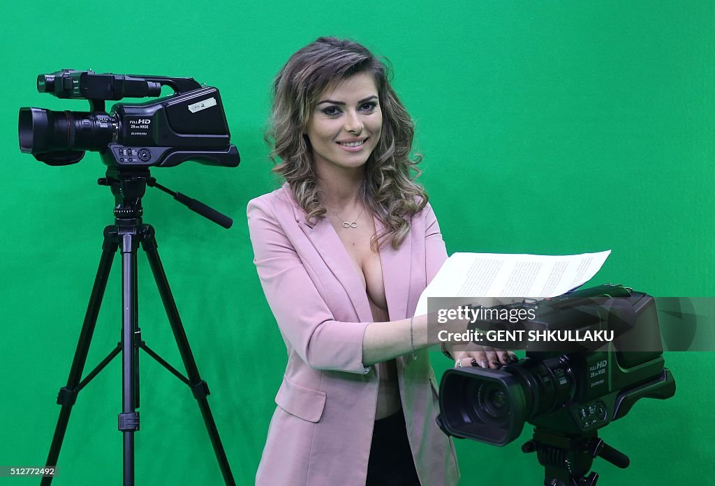 ALBANIA-MEDIA-SOCIETY-WOMEN-FEATURE
