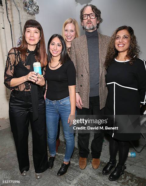 Deborah Rigby, Maryam Khan, Dr Stefanie Wittman, Jarvis Cocker and Ruby Siddiqui attend the Medecins Sans Frontieres art and music fundraising event...